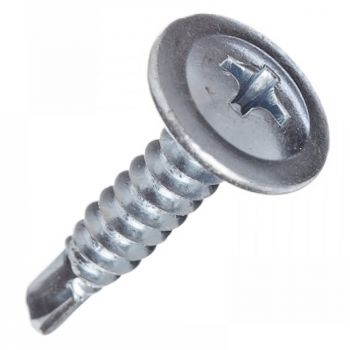 Саморез с прессшайбой CMM-SD 4.2х50 со сверлом, цинк, PH2 (1 кг.)
